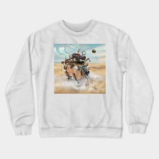 Armadillo - steampunk city Crewneck Sweatshirt